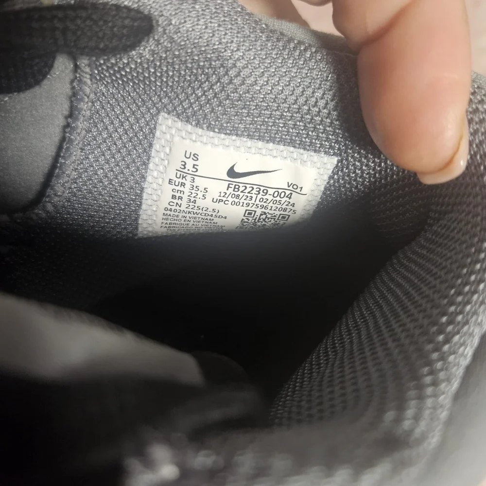 Nike Gray and Black Sneakers